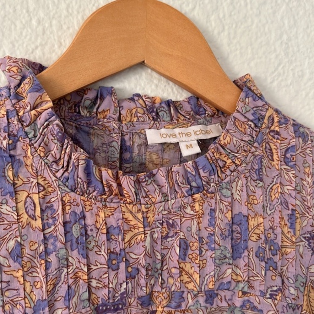 Love The Label Ruffle Josepha Top Size medium - Picture 2 of 5